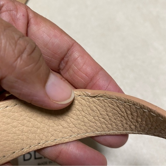 Love thy Beast Dog Leash OS Beige 100% Genuine Pebbled Leather Dog Leash NWT - Picture 8 of 10